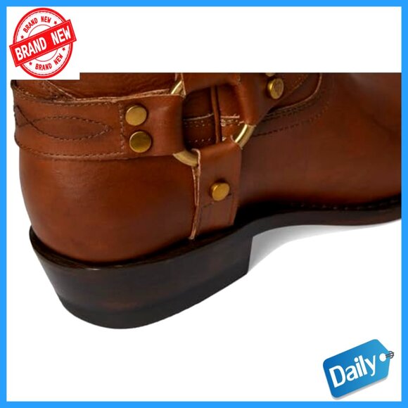 Classic Western Leather Boots Pull-On Design Cushioned Comfort Cowgirl Style - Picture 7 of 7